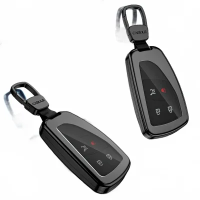 Full Coverage Aluminum Alloy Key Fob Cover for Buick Envision S and Envision Plus Full Coverage Aluminum Alloy Key Fob Cover for Buick Envision S and Envision Plus