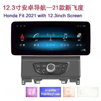 12.3 Inch Android Car Stereo Radio Multimedia Player with Navigation and Wireless CarPlay for Honda Fit 2021 12.3 Inch Android Car Stereo Radio Multimedia Player with Navigation and Wireless CarPlay for Honda Fit 2021