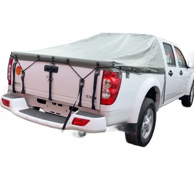 Heavy Duty Canvas Truck Bed Cover for Great Wall King Kong Cannon Pickup Rear Cargo Tarpaulin Retractable Waterproof Canopy Heavy Duty Canvas Truck Bed Cover for Great Wall King Kong Cannon Pickup Rear Cargo Tarpaulin Retractable Waterproof Canopy