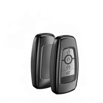 Aluminum Alloy Key Fob Cover Protection Case with Keychain for Lincoln Continental Navigator Nautilus Aluminum Alloy Key Fob Cover Protection Case with Keychain for Lincoln Continental Navigator Nautilus