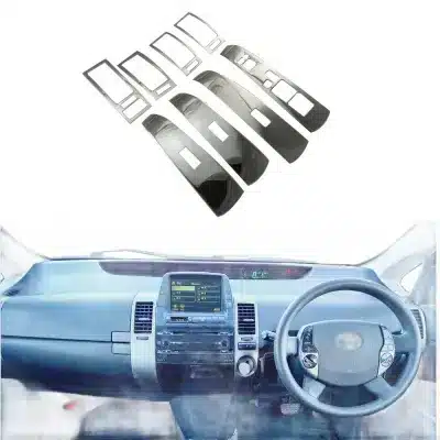 Stainless Steel Interior Trim Kit for Toyota Prius 2005-2008, Armrest and AC Vent Decorative Covers Stainless Steel Interior Trim Kit for Toyota Prius 2005-2008, Armrest and AC Vent Decorative Covers