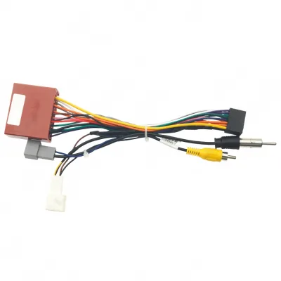 16 Pin Car Multimedia Head Unit Power Harness with Rear View Camera Support for Mazda 2008-2014 Models 16 Pin Car Multimedia Head Unit Power Harness with Rear View Camera Support for Mazda 2008-2014 Models