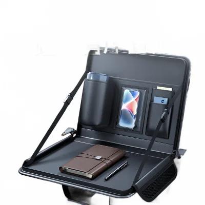 2-in-1 Car Steering Wheel Desk Portable Laptop Tablet Holder and Eating Tray Table for Auto Interior Organization 2-in-1 Car Steering Wheel Desk Portable Laptop Tablet Holder and Eating Tray Table for Auto Interior Organization