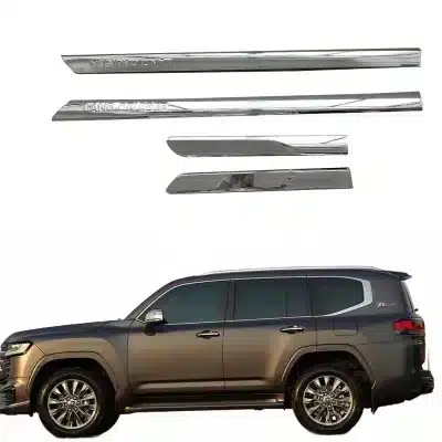 Chrome Side Door Body Side Molding Trim Strip Guard for Land Cruiser LC300 2023 Chrome Side Door Body Side Molding Trim Strip Guard for Land Cruiser LC300 2023