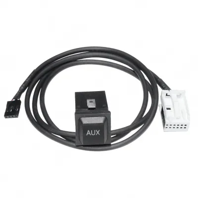 Auxiliary Audio Cable Adapter for RCD510 RCD310 RCD300+ Head Units Compatible with Skoda Octavia VW Golf 6 Tiguan Auxiliary Audio Cable Adapter for RCD510 RCD310 RCD300+ Head Units Compatible with Skoda Octavia VW Golf 6 Tiguan