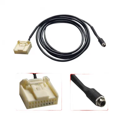 3.5mm Female Jack to 20-Pin AUX Audio Adapter Cable for Toyota Camry and RAV4 3.5mm Female Jack to 20-Pin AUX Audio Adapter Cable for Toyota Camry and RAV4