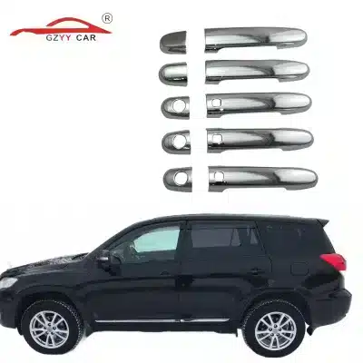 Chrome Exterior Door Handle Cover Trim for Toyota Vanguard 2010 High-Gloss Chrome Finish Protective Guard Chrome Exterior Door Handle Cover Trim for Toyota Vanguard 2010 High-Gloss Chrome Finish Protective Guard