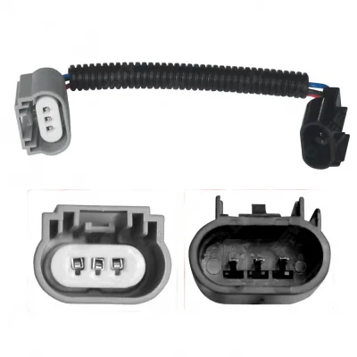 H13 to H13 Male to Female Connector Wire Harness with Ceramic Socket Heat Resistant Extension Cable H13 to H13 Male to Female Connector Wire Harness with Ceramic Socket Heat Resistant Extension Cable