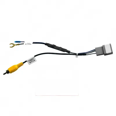 12-Pin Vehicle Rear View Camera Cable Adapter Compatible with Honda Series Car Models 12-Pin Vehicle Rear View Camera Cable Adapter Compatible with Honda Series Car Models