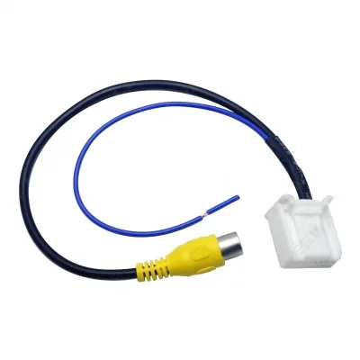 Car Video Audio Navigation Wiring Harness Adapter for Toyota Camry Gen 7 Rear View Back-up Camera RCA Connection Wire Car Video Audio Navigation Wiring Harness Adapter for Toyota Camry Gen 7 Rear View Back-up Camera RCA Connection Wire