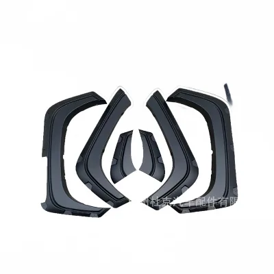 Matte Black Fender Flares with Decorative Decorative Studs for Mitsubishi Triton L200 2024+ Matte Black Fender Flares with Decorative Decorative Studs for Mitsubishi Triton L200 2024+