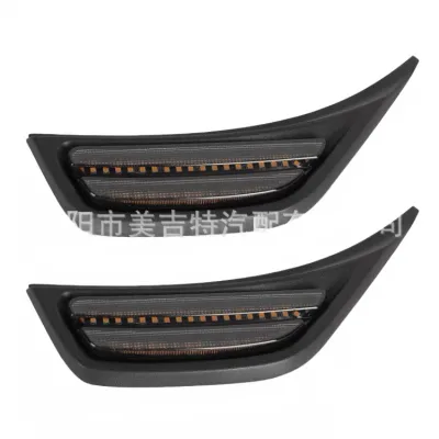 LED Fender Side Marker Lights Smoke Lens Amber Turn Signal Lamps for 2018-2024 Jeep Wrangler JL JLU LED Fender Side Marker Lights Smoke Lens Amber Turn Signal Lamps for 2018-2024 Jeep Wrangler JL JLU