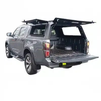 Heavy-Duty Three-Door Hardtop Canopy with Security Locks for Isuzu D-MAX Pickup Trucks Heavy-Duty Three-Door Hardtop Canopy with Security Locks for Isuzu D-MAX Pickup Trucks