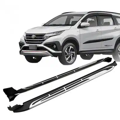 Aluminium Alloy Fixed Side Steps Running Boards Compatible with Daihatsu Terios / Toyota Rush Left and Right Side Nerf Bars Aluminium Alloy Fixed Side Steps Running Boards Compatible with Daihatsu Terios / Toyota Rush Left and Right Side Nerf Bars