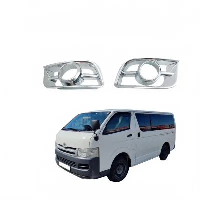 Front Bumper Fog Light Cover for Toyota Hiace 200 Series 2005-2012 Replacement Trim Grille Bezel
