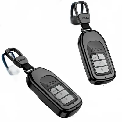 Zinc Alloy Protective Car Key Case Cover Compatible with Honda Accord XRV Odyssey Civic Crider Zinc Alloy Protective Car Key Case Cover Compatible with Honda Accord XRV Odyssey Civic Crider