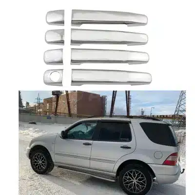 Outer Door Handle Set Chrome Plated for Mercedes-Benz W163 W202 W208 W210 ML-Class 1998-2005 Outer Door Handle Set Chrome Plated for Mercedes-Benz W163 W202 W208 W210 ML-Class 1998-2005