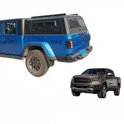 Tri-Fold Truck Bed Tonneau Cover, Heavy Duty Manganese Steel Hard Canopy Compatible with Jeep Gladiator JT Tri-Fold Truck Bed Tonneau Cover, Heavy Duty Manganese Steel Hard Canopy Compatible with Jeep Gladiator JT