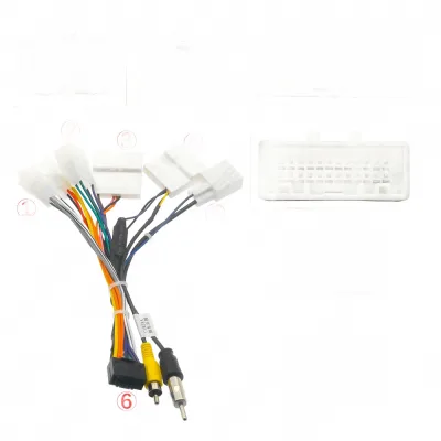 Android Screen Navigation Power Cable Harness with Rear View Step-down Module for 2017-UP Toyota Series Android Screen Navigation Power Cable Harness with Rear View Step-down Module for 2017-UP Toyota Series