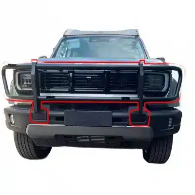 Off-Road Front Bumper Guard Manganese Steel Bull Bar Collision Beam for BJ40 Off-Road Front Bumper Guard Manganese Steel Bull Bar Collision Beam for BJ40