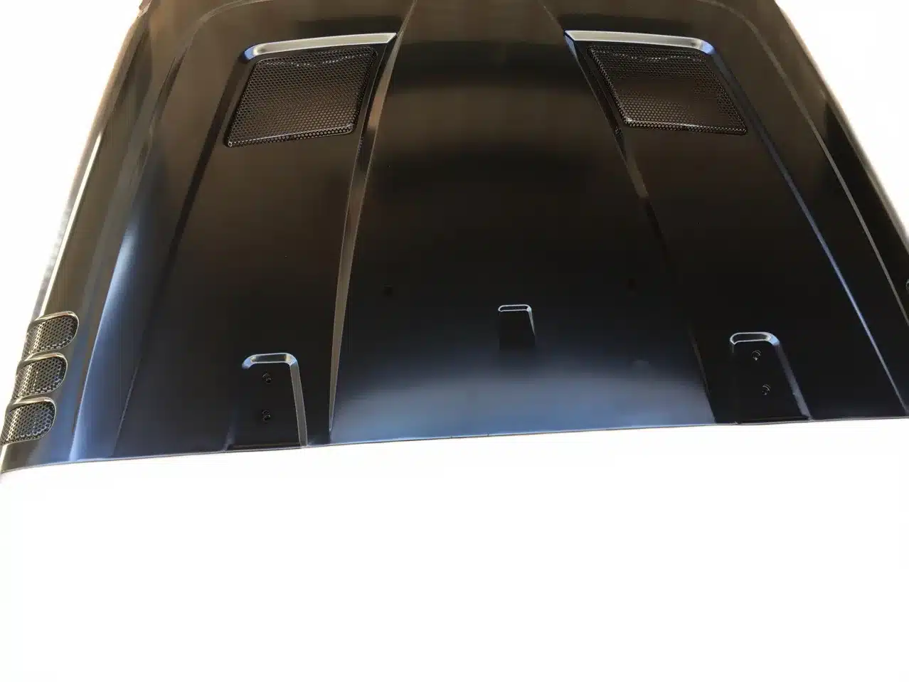 RR Style Vented Engine Hood Bonnet Replacement for Jeep Wrangler JK 2007-2017 2/4 Door