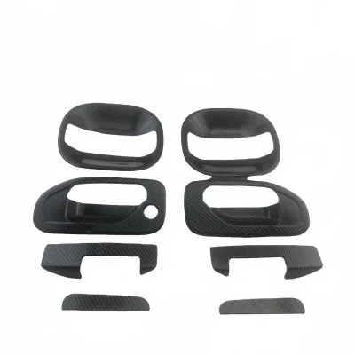 Car Exterior Door Handle Cover and Bowl Protector Set, Carbon Fiber Style Trim Frame for Nissan NV200 (LHD) Car Exterior Door Handle Cover and Bowl Protector Set, Carbon Fiber Style Trim Frame for Nissan NV200 (LHD)