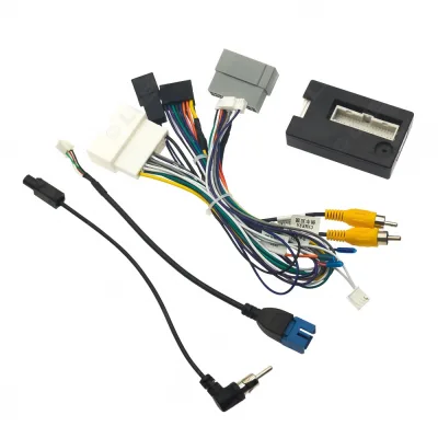Car Radio Android Head Unit Power Cable Harness Adapter for Chrysler 300C, Dodge Journey, and Fiat Freemont