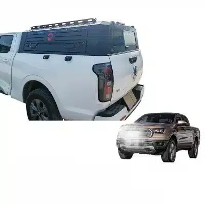 Heavy-Duty Aluminum Hard Shell Canopy with Triple Door Access for GWM Cannon Pickup Truck Cargo Bed Heavy-Duty Aluminum Hard Shell Canopy with Triple Door Access for GWM Cannon Pickup Truck Cargo Bed