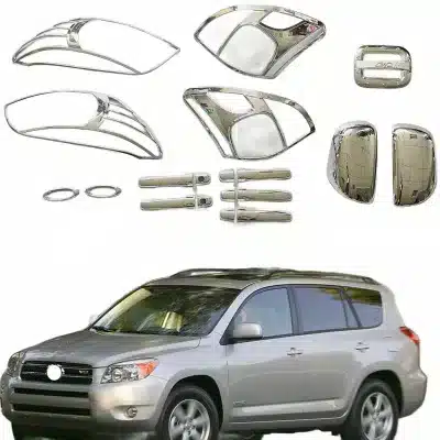 Chrome Exterior Trim Kit for Toyota RAV4 2006 Chrome Plated ABS Decoration Accents Chrome Exterior Trim Kit for Toyota RAV4 2006 Chrome Plated ABS Decoration Accents