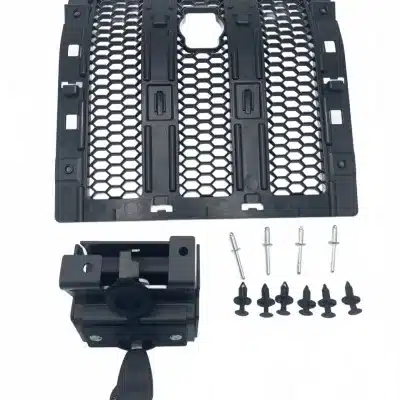 Hood Lock Latch Assembly with Grille Mesh Insert and Keys for 2018-2023 Jeep Wrangler JL JLU Hood Lock Latch Assembly with Grille Mesh Insert and Keys for 2018-2023 Jeep Wrangler JL JLU