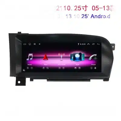 10.25 Inch Android Intelligent Central Control Display Navigation for Mercedes-Benz S-Class W221 2005-2013 10.25 Inch Android Intelligent Central Control Display Navigation for Mercedes-Benz S-Class W221 2005-2013
