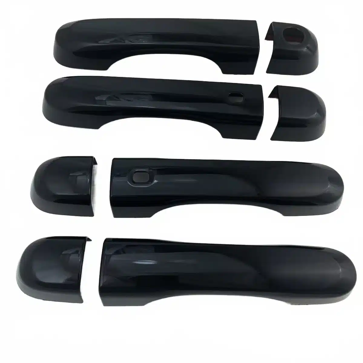 Exterior Door Handle Cover Trim for Jeep Renegade Carbon Fiber Style Chrome Protective Case Adhesive Decoration
