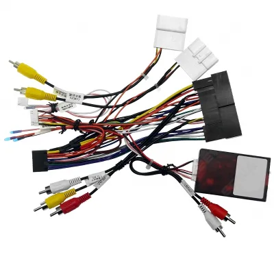 Android Screen Navigation Power Cable Wiring Harness with CANBUS Decoder for Hyundai Elantra Santa Fe and Kia Sportage Sorento K3 Android Screen Navigation Power Cable Wiring Harness with CANBUS Decoder for Hyundai Elantra Santa Fe and Kia Sportage Sorento K3