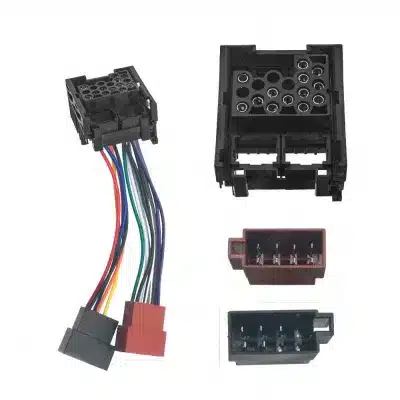 ISO Radio Wiring Harness Adapter for BMW 2000+, Land Rover 2001+, and MINI 2003+ Stereo Plug Power Cable ISO Radio Wiring Harness Adapter for BMW 2000+, Land Rover 2001+, and MINI 2003+ Stereo Plug Power Cable