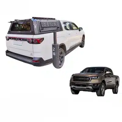 Pickup Truck Bed Canopy Topper with High Roof Extension, Manganese Steel and Aluminum Alloy Cargo Box Cover for Radar RD6 Pickup Truck Bed Canopy Topper with High Roof Extension, Manganese Steel and Aluminum Alloy Cargo Box Cover for Radar RD6