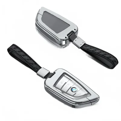 TPU Remote Key Fob Cover Case Shell Protector with Keychain Compatible with BMW 1 3 5 6 7 Series X1 X3 X5 X6 GT TPU Remote Key Fob Cover Case Shell Protector with Keychain Compatible with BMW 1 3 5 6 7 Series X1 X3 X5 X6 GT