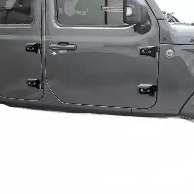 Aluminum Alloy Exterior Door Hinge Kit Black Replacement for 2018-2024 Jeep Wrangler JL & Gladiator JT Aluminum Alloy Exterior Door Hinge Kit Black Replacement for 2018-2024 Jeep Wrangler JL & Gladiator JT