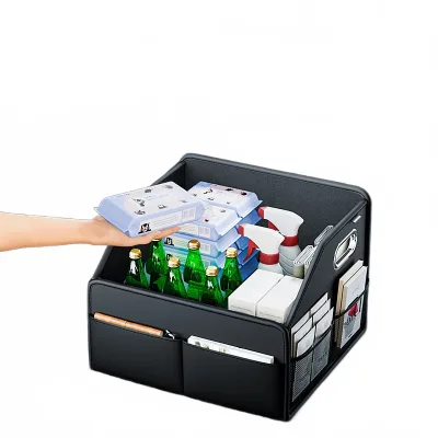 Car Trunk Organizer Large Capacity Storage Box Collapsible Cargo Bin for SUV and Sedan Car Trunk Organizer Large Capacity Storage Box Collapsible Cargo Bin for SUV and Sedan