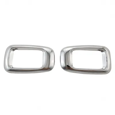 Side Turn Signal Light Frame Covers Chrome Trim Pair for Toyota Land Cruiser 4700 FJ100 Side Turn Signal Light Frame Covers Chrome Trim Pair for Toyota Land Cruiser 4700 FJ100
