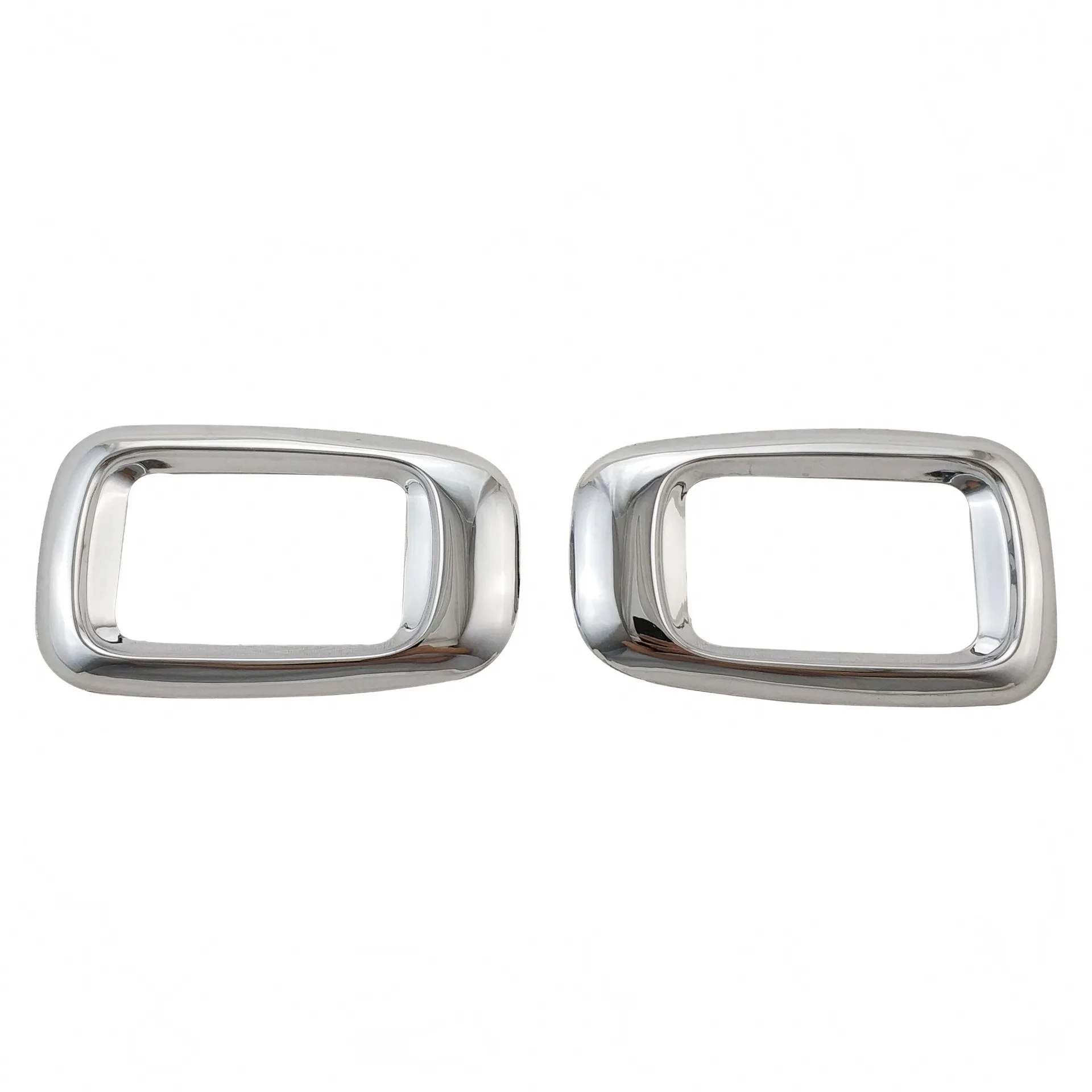 Side Turn Signal Light Frame Covers Chrome Trim Pair for Toyota Land Cruiser 4700 FJ100