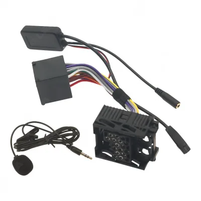 Bluetooth 5.0 AUX Adapter with Microphone for BMW E46 2002-2006 Wireless Audio Cable Hands-Free Music Receiver Bluetooth 5.0 AUX Adapter with Microphone for BMW E46 2002-2006 Wireless Audio Cable Hands-Free Music Receiver