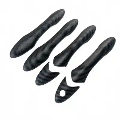 Carbon Fiber Style Car Door Handle Covers for Honda FREED GB3 GB4 Exterior Door Handle Trim Protection Carbon Fiber Style Car Door Handle Covers for Honda FREED GB3 GB4 Exterior Door Handle Trim Protection