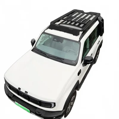 Aluminum Alloy Roof Rack Platform with Folding Ladder for BJ40 Cargo Carrier System Aluminum Alloy Roof Rack Platform with Folding Ladder for BJ40 Cargo Carrier System