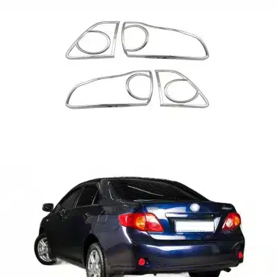 Rear Tail Light Covers Chrome Plated Trim Guards for Toyota Corolla 2008 Rear Tail Light Covers Chrome Plated Trim Guards for Toyota Corolla 2008
