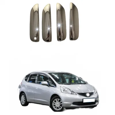 Chrome Exterior Door Handle Covers for Honda Fit Jazz 2008-2013 Right Hand Drive RHD Chrome Exterior Door Handle Covers for Honda Fit Jazz 2008-2013 Right Hand Drive RHD