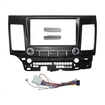 9 Inch Dashboard Radio Fascia Frame with 16P Power Cable Harness for Mitsubishi Lancer 2010-2016 9 Inch Dashboard Radio Fascia Frame with 16P Power Cable Harness for Mitsubishi Lancer 2010-2016