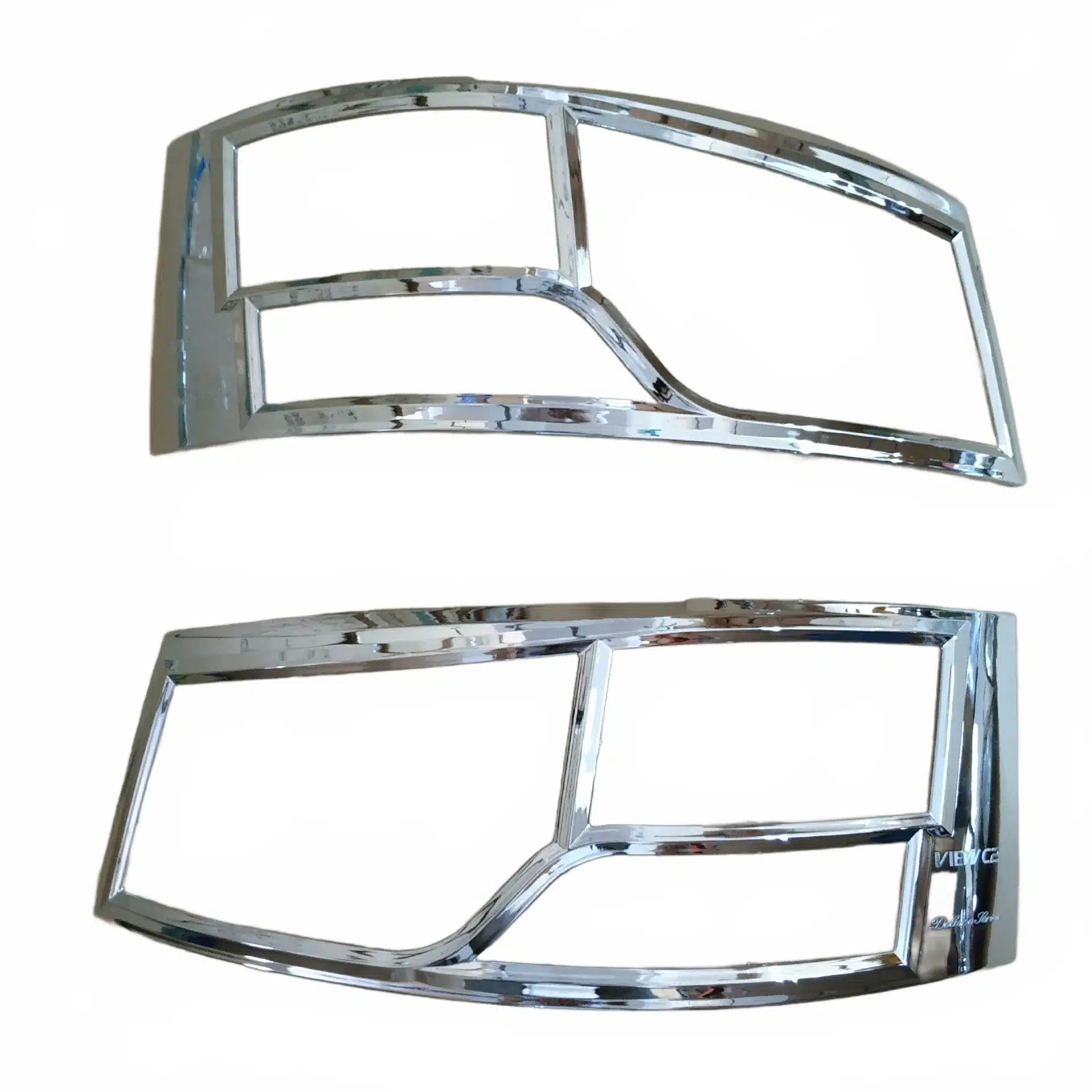 Front Headlight Cover Trim for FOTON View C2 G7 G9 MP-S ABS Chrome Exterior Decoration