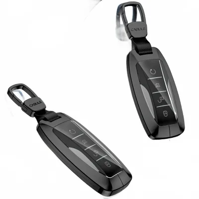 Aluminum Alloy Car Key Fob Cover Case Housing Protector Compatible with BYD Qin Pro Song Pro Tang Han Series Aluminum Alloy Car Key Fob Cover Case Housing Protector Compatible with BYD Qin Pro Song Pro Tang Han Series