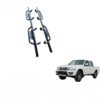 Heavy Duty Steel Side Steps Running Boards Nerf Bars for MAXUS T60 and Isuzu D-MAX Pickup Trucks Heavy Duty Steel Side Steps Running Boards Nerf Bars for MAXUS T60 and Isuzu D-MAX Pickup Trucks
