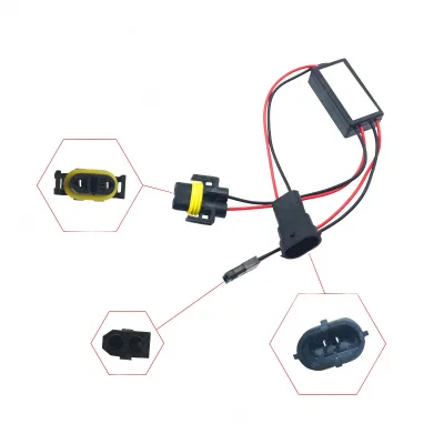 12V/24V Universal Car H11 Fog Light Wiring Harness Dual-Control Switch Relay Kit for LED/HID Bulbs 12V/24V Universal Car H11 Fog Light Wiring Harness Dual-Control Switch Relay Kit for LED/HID Bulbs